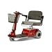 Amigo HD450 3-Wheel Scooter w/33AH Batteries - Color Cinnamon Red - Deluxe Model