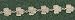 Univ Of Notre Dame Shamrock Bracelet 7 -Choose From 14K Gold 10K Gold or Stainless Steel
