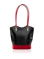 Giulia Monti Bolso asa al hombro Tabarca (Negro / Naranja)