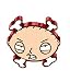 Family Guy Stewie X-Bone Antenna Top 36-78