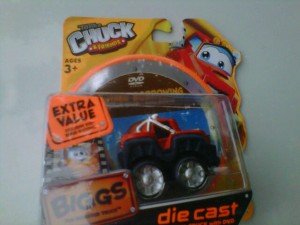 Tonka Adventures of Chuck & Friends BIGGS Die Cast Metal Truck with BONUS DVD