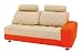 Orange Cream Corner Sofa