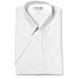 Arrow Wrinkle Free Short Sleeve Broadcloth Solid Dress Shirt - Point Collar