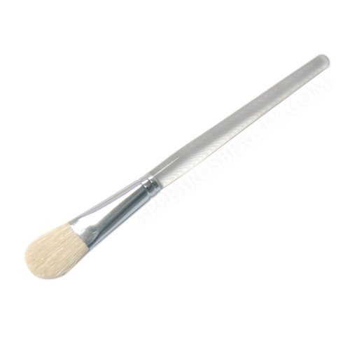 Natural Bristle Facial Mask Oval Brush with Acrylic Handle (2 Count/SB8021)