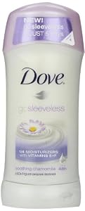 Dove Go Sleeveless AntiPerspirant Deodorant, Soothing Chamomile, 2.6 Ounce