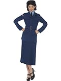 RAF 1940s 40s Uniform Fancy Dress Ladies Costume S 8-10