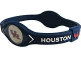 Houston Cougars Bracelet Wristband BLUE (Medium, 7.5") Power - Energy - Strength - Balance