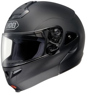 Shoei MULTITEC FLIP-UP Matte Black SIZE:MED Full Face Motorcycle Helmet