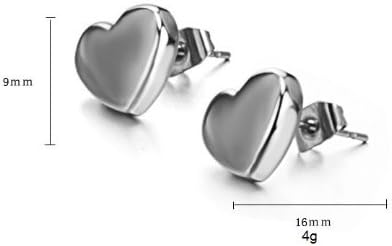 Aegean Jewelry Titanium Lady's Charming Stud Earring with a Gift Box and a FREE Small Gift