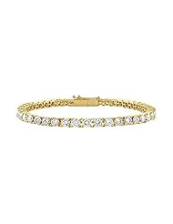 Diamond Tennis Bracelet 18K Yellow Gold - 2.00 CT Diamonds