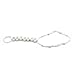 FANTASIEN Crystal Imitation Pearl Diamond Knitted Barefoot Sandals Adorn Extensible Foot Ring Anklet Chain (B)