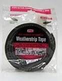 CARRAND 01047 /16X3/4X 8' BLK VINYL W/STRIP
