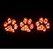 PAW PRINTS - 3rd Third Brake Light Vinyl Decal Mask Kit #1105 | Vinyl Color: Black