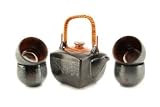 Teavana 100 Poems by 100 Poets Black Teapot Set