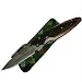 Kasumi Folder, Damascus, African Ebonywood Handle, Pouch