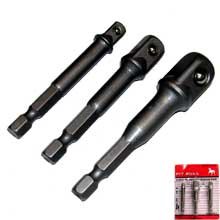 3 Pc. Power Extension Socket Adaptor for Drills