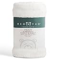 Bed Ted Supersoft Fleece Blanket, White, Pram