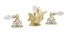 Phylrich Closeout K183004 Lavatory Ensemble In Satin Brass