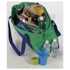Lido 2-in-1 Cooler Beach Bag with BONUS Picnicware - Green