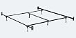 Standard Queen/East King Adjustable Bed Frame with 6 Legs and Glides By Hollywood Bed Frame