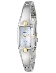 Seiko Womens SUP218 Analog Display Japanese Quartz Silver Watch
