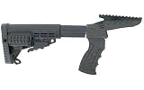 Command Arms Accessories Stock Black CBS Stock with Aluminum Buffer
Tube Pistol Grip with Top Picatinny Rail Rem 870