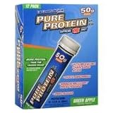 Worldwide Sports Nutrition Pure Protein Supreme Whey Shots Green Apple -- 3.2 fl oz