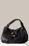 JIMMY CHOO Simone Leather handbag - Black handbags soho