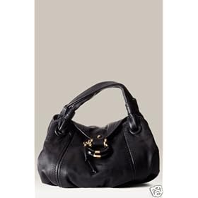 JIMMY CHOO Simone Leather handbag - Black handbags soho