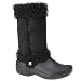 crocs Women's Nadia Boot,Black,7 M