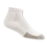 Thorlo Moderate Cushion Mini-Crew Tennis Socks with THOR?LON? and CoolMax? - White/Grey - T2CMU