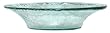 Clear Spanish Recycled Textured Glass Large Oval Bowl 11 3/4"L x 6 1/4"W x 3 3/4"H