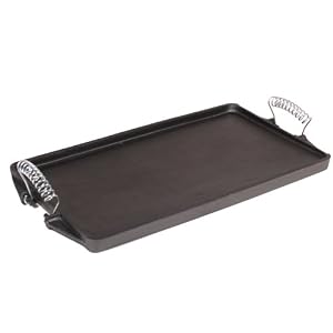 Keilen 9-by-16-1/2-Inch Cast Iron Reversible Griddle/Grill