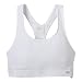Champion Women's Double Dry Seamless Shiny Sports Bra, White, Large
