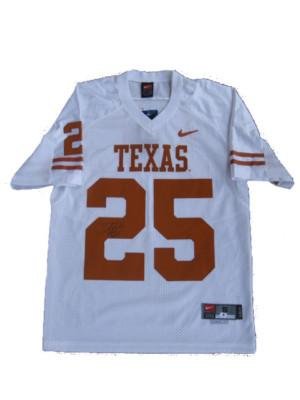 Jamaal Charles Autographed Jersey - Texas Longhorns GLOBAL GAI - Autographed NFL Jerseys