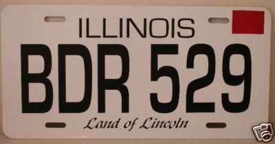 BLUES BROTHERS BLUESMOBILE LICENSE PLATE
