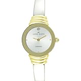 AK Anne Klein Ladies Two-Tone Bangle Bracelet Watch #10-7967SVTT by AK Anne Klein