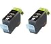 2pk non OEM Canon PGI-220 compatible black ink Ink Cartridge With CHIP! (2) PGI 220 black. Fits Canon All-in-One Machines PIXMA MP620 PIXMA MP980 PIXMA MX860 **(PIXUS MP610)** Canon Photo Printers PIXMA iP3600 PIXMA iP4600.