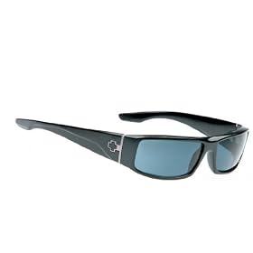 SPY OPTIC COOPER BLACK GLOSS FRAME GREY LENS SUNGLASSES SHADES