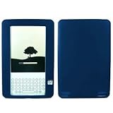 Premium Blue Soft Silicone Gel Skin Cover Case for Amazon Kindle 2