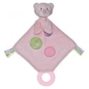 Aurora Baby Bear Teether Toy, Pink