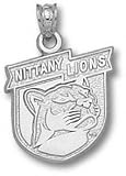 Penn State Nittany Lions Solid Sterling Silver Shield Pendant