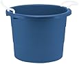 United Solutions TU0014 Nineteen Gallon Blue Rope Handle Tub-19 Gallon/71.9L Rough and Rugged Tub Featuring Rope Handles in Blue
