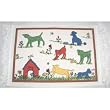 Lotsa Dogs Puppies Cotton Fringed Area Rug