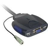 Cables To Go - 52043 - 2-Port VGA and USB Micro KVM with Audio