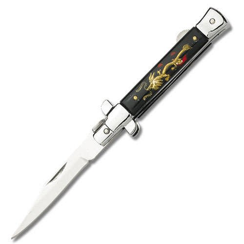 Stiletto Dragon Folding Knife