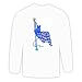 Long Sleeve T-shirt with stars and stripes, American, flag, pole