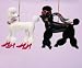 White Poodle Dog In Pink Heels Christmas Ornament 3