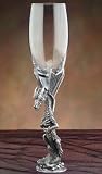 Dragon Champagne Flute or Wine Glass 9.5h