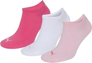 Puma Sportive Sneaker Sock - Pink Lady, UK 6-8